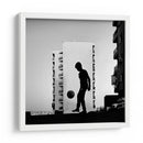 Silueta de futbol urbano - Qmars Khoshsefat | Cuadro decorativo de Canvas Lab