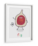 Fig jugando al futbol - Carla Daly | Cuadro decorativo de Canvas Lab