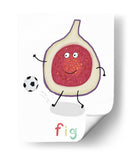 Fig jugando al futbol - Carla Daly | Cuadro decorativo de Canvas Lab