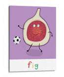 Fig feliz con el soccer - Carla Daly | Cuadro decorativo de Canvas Lab
