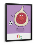 Fig feliz con el soccer - Carla Daly | Cuadro decorativo de Canvas Lab
