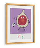 Fig feliz con el soccer - Carla Daly | Cuadro decorativo de Canvas Lab