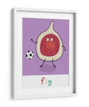 Fig feliz con el soccer - Carla Daly | Cuadro decorativo de Canvas Lab