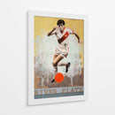Trazos de gloria: River Plate - David Diehl | Cuadro decorativo de Canvas Lab