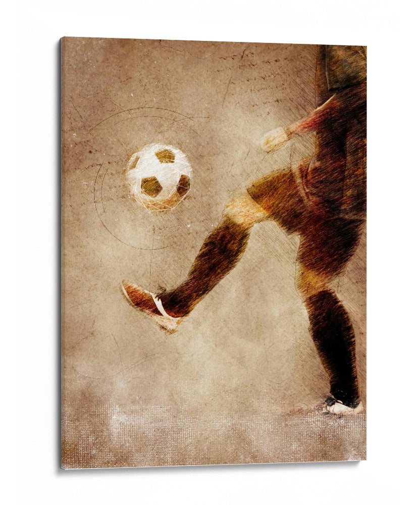 Texturas sepia de un pase al aire - Justyna Jaszke | Cuadro decorativo de Canvas Lab