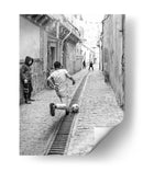 Sueños de gol en el callejón - Bashar Alsofey | Cuadro decorativo de Canvas Lab