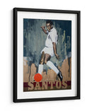 Pelé: leyenda del Santos - David Diehl | Cuadro decorativo de Canvas Lab
