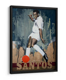 Pelé: leyenda del Santos - David Diehl | Cuadro decorativo de Canvas Lab