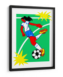 Estrella del futbol femenino - Alexandra Ramirez | Cuadro decorativo de Canvas Lab
