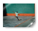 Un niño, un balón y una pared - Andy Bauer | Cuadro decorativo de Canvas Lab