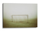 Portería de futbol envuelto en la niebla - Jurgen Hartlieb | Cuadro decorativo de Canvas Lab