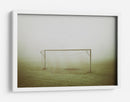 Portería de futbol envuelto en la niebla - Jurgen Hartlieb | Cuadro decorativo de Canvas Lab