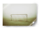 Portería de futbol envuelto en la niebla - Jurgen Hartlieb | Cuadro decorativo de Canvas Lab