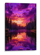 Crepúsculo Neón - Puffy Design | Cuadro decorativo de Canvas Lab