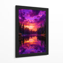 Crepúsculo Neón - Puffy Design | Cuadro decorativo de Canvas Lab