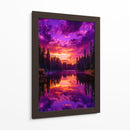 Crepúsculo Neón - Puffy Design | Cuadro decorativo de Canvas Lab
