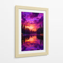 Crepúsculo Neón - Puffy Design | Cuadro decorativo de Canvas Lab