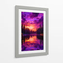 Crepúsculo Neón - Puffy Design | Cuadro decorativo de Canvas Lab