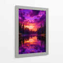 Crepúsculo Neón - Puffy Design | Cuadro decorativo de Canvas Lab