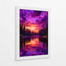 Crepúsculo Neón - Puffy Design | Cuadro decorativo de Canvas Lab
