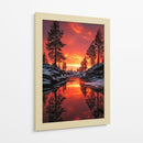 Invierno de Fuego - Puffy Design | Cuadro decorativo de Canvas Lab