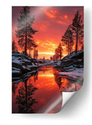 Invierno de Fuego - Puffy Design | Cuadro decorativo de Canvas Lab