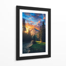 Amanecer Dorado - Puffy Design | Cuadro decorativo de Canvas Lab