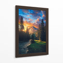 Amanecer Dorado - Puffy Design | Cuadro decorativo de Canvas Lab