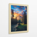 Amanecer Dorado - Puffy Design | Cuadro decorativo de Canvas Lab