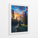 Amanecer Dorado - Puffy Design | Cuadro decorativo de Canvas Lab