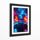 Infierno de Neón - Sae Art | Cuadro decorativo de Canvas Lab