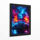 Infierno de Neón - Sae Art | Cuadro decorativo de Canvas Lab