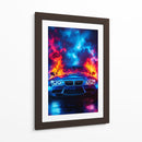 Infierno de Neón - Sae Art | Cuadro decorativo de Canvas Lab