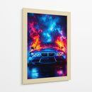 Infierno de Neón - Sae Art | Cuadro decorativo de Canvas Lab