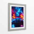 Infierno de Neón - Sae Art | Cuadro decorativo de Canvas Lab