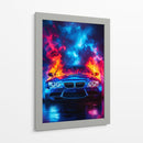 Infierno de Neón - Sae Art | Cuadro decorativo de Canvas Lab