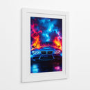 Infierno de Neón - Sae Art | Cuadro decorativo de Canvas Lab