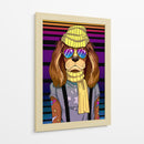Sabueso Retro - Sae Art | Cuadro decorativo de Canvas Lab