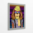 Sabueso Retro - Sae Art | Cuadro decorativo de Canvas Lab