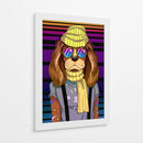 Sabueso Retro - Sae Art | Cuadro decorativo de Canvas Lab