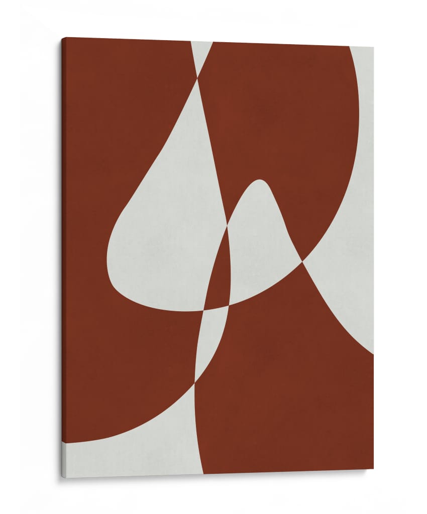 Formas en marrón 1 - Vitor Costa | Cuadro decorativo de Canvas Lab