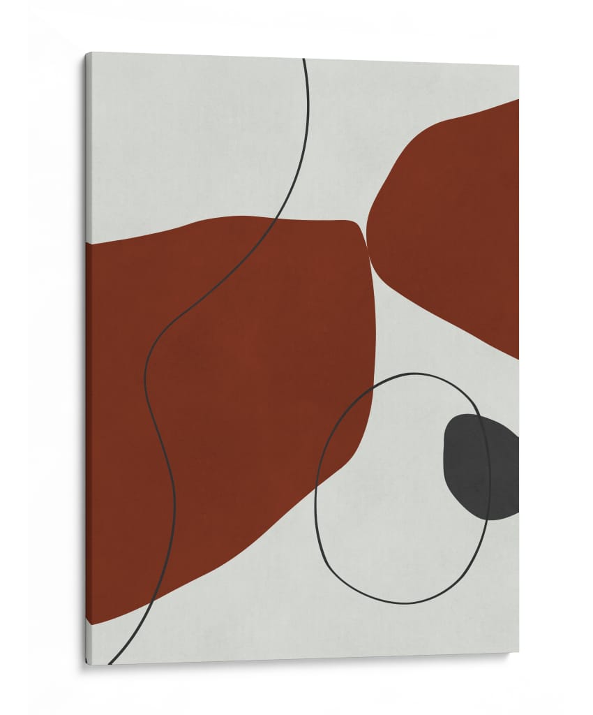 Formas en marrón 2 - Vitor Costa | Cuadro decorativo de Canvas Lab