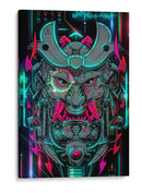 Samurái de Neón - Sae Art | Cuadro decorativo de Canvas Lab