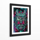 Samurái de Neón - Sae Art | Cuadro decorativo de Canvas Lab