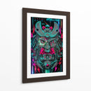Samurái de Neón - Sae Art | Cuadro decorativo de Canvas Lab