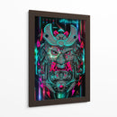 Samurái de Neón - Sae Art | Cuadro decorativo de Canvas Lab