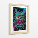 Samurái de Neón - Sae Art | Cuadro decorativo de Canvas Lab
