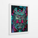 Samurái de Neón - Sae Art | Cuadro decorativo de Canvas Lab