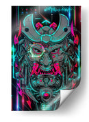Samurái de Neón - Sae Art | Cuadro decorativo de Canvas Lab