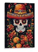 Calavera Festiva - Sae Art | Cuadro decorativo de Canvas Lab